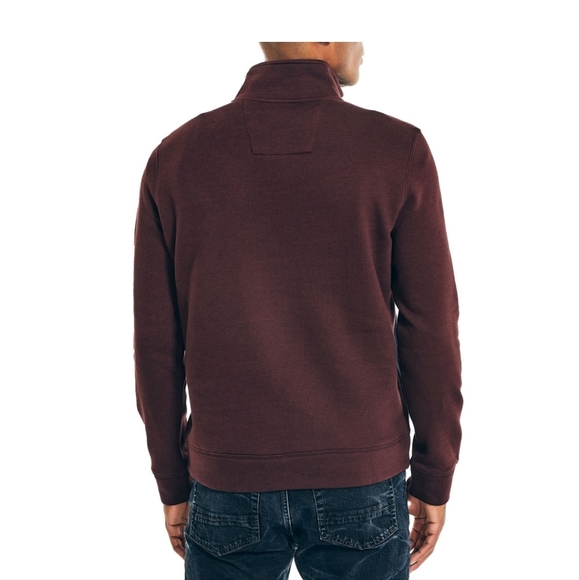 Nautica Men's Knit Active Quarter Zip Sweater - Picture 5 of 8